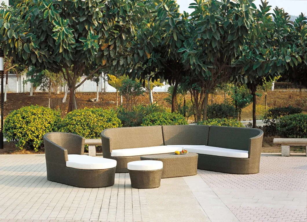 Rattan Garden Furniture Corner Sofa Set (TG-JW23)