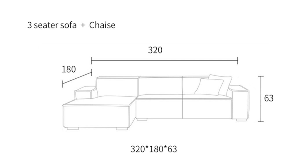 Home Furniture Leather Sofa Set Furniture Living Room Modern Fabric Sofa Upholstered 1 3 4 Seater Design Sectional Sofa