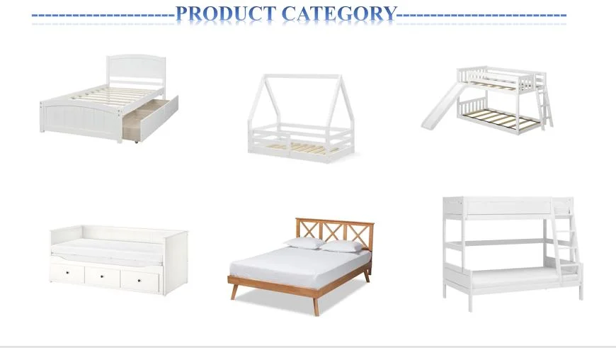 Modern Corner Sofa Bed Solid Wood Perfect Bedroom Daybed Platform