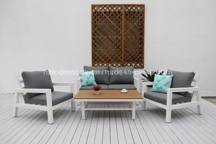 All Weather Aluminium PE Rattan Wicker Outdoor Furniture Leisure Sectional Sofa Set