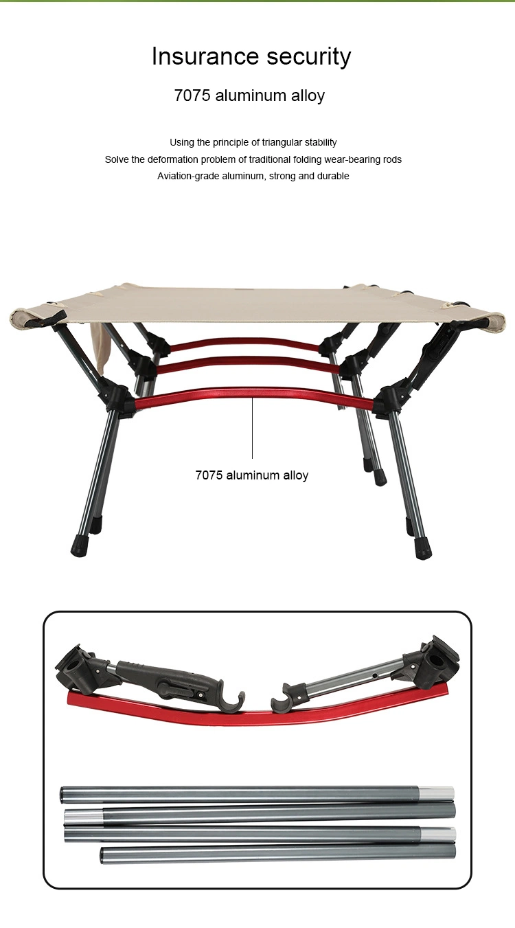 Collapsible Camping Beach Bed Portable Camping Folding Bed