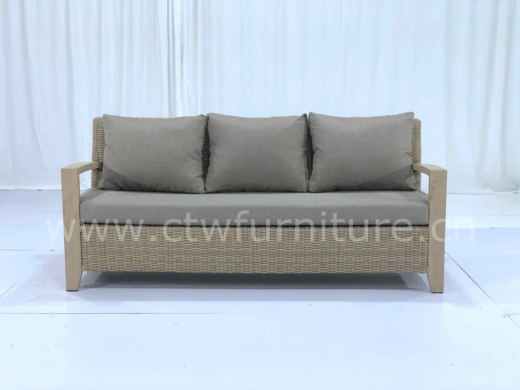 Wholesale Selling Modern PE Rattan Outdoor Garden Furniture Sofa
