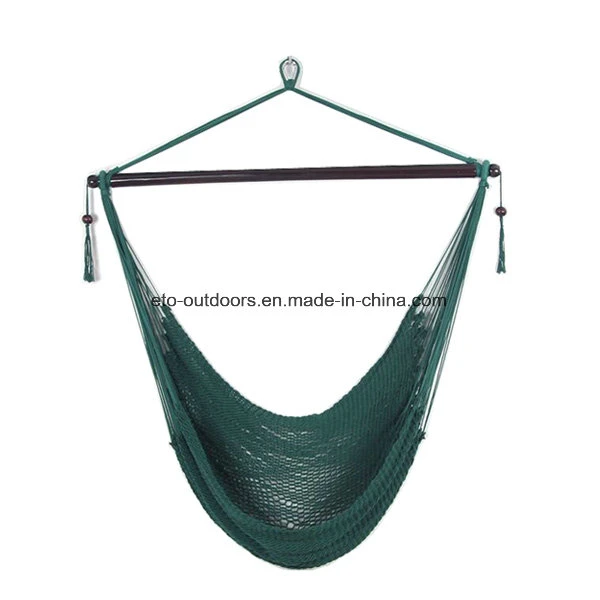 Portable Camping Polyester Rope Hanging Swing Chair Beach Hammock Chair
