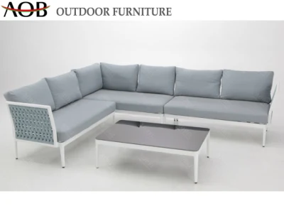 Muebles de calidad comercial al aire libre Sala de estar Seccional Sofá