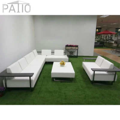 Patio exterior moderno Sectional de aluminio Muebles al aire libre Jardín Patio Sofá Establecer