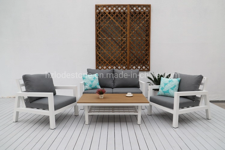 Luxury All Weather Garden Furniture Converstaion Sofa Set Leisure Patio Aluminum Outdoor Lounge