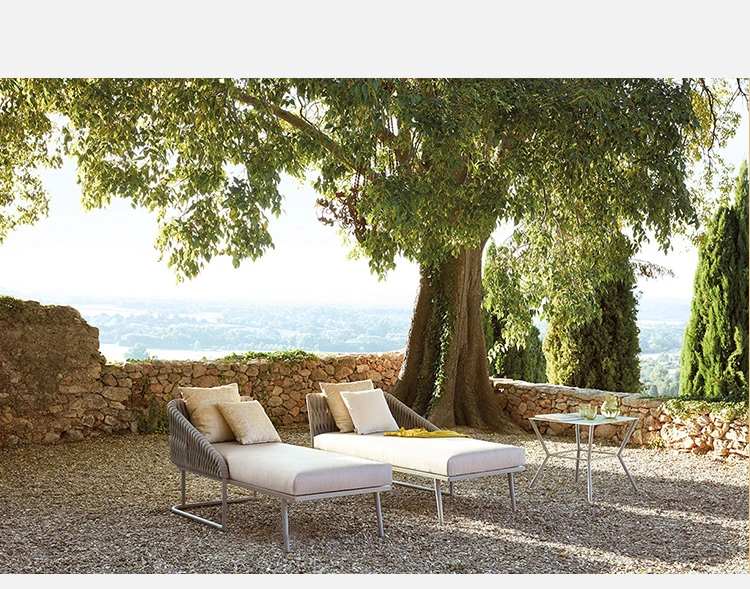 Outdoor Hotel Leisure Waiting Waterproof Sunscreen Modular Sectional Sofa