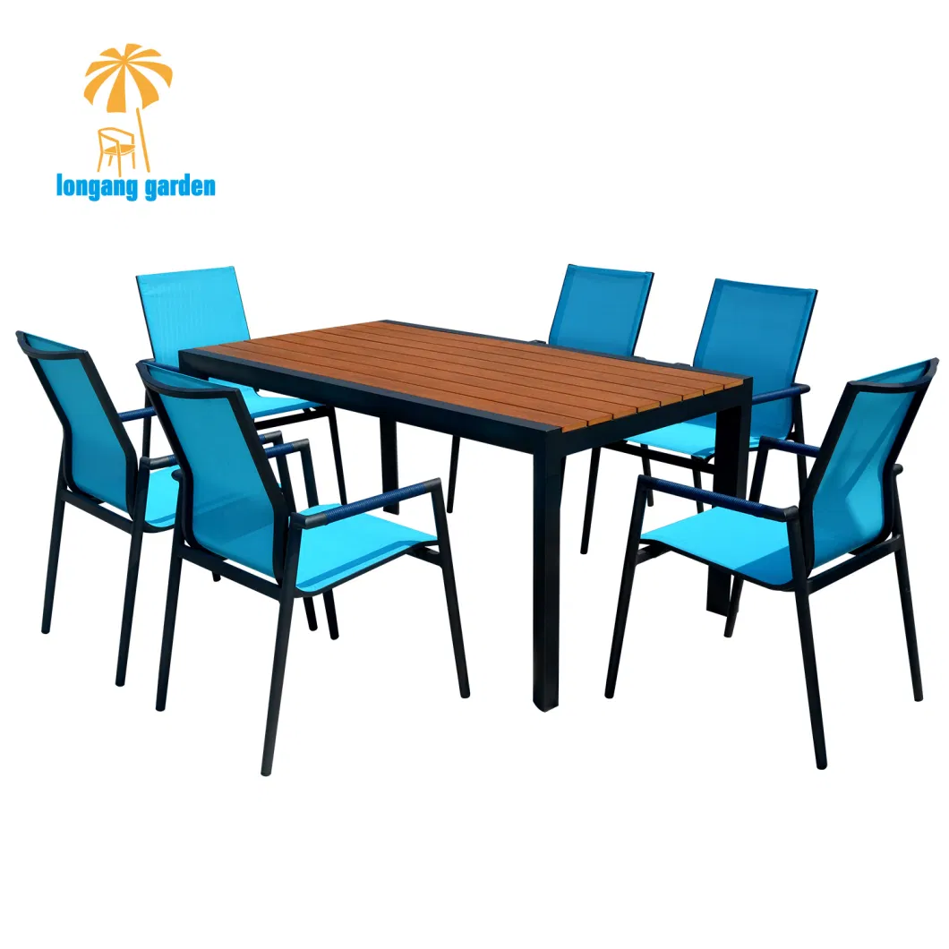 Modern Fashion Design Outdoor Woven Dining Chairs and Tables Dining Room Furniture