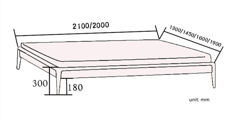Nordic Style Solid Wood Black Walnut No Bedside Frame No Backrest Short Modern Minimalist Tatami Bed 0010