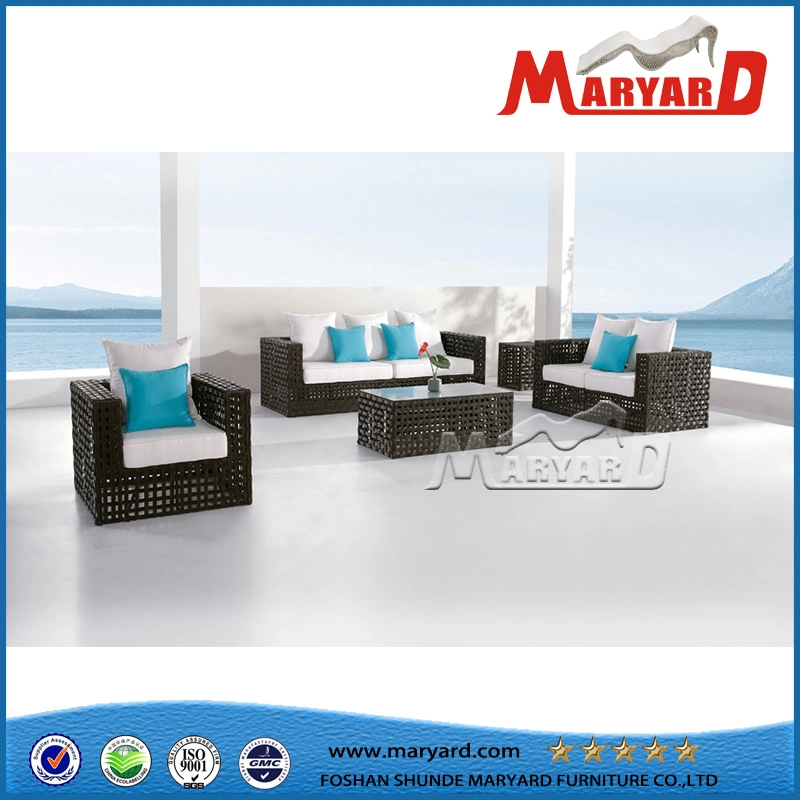 Popular Outdoor Patio Comfortable Rattan Chairs Table Sofa Furniture Sets Wholesale Rattan Furniture