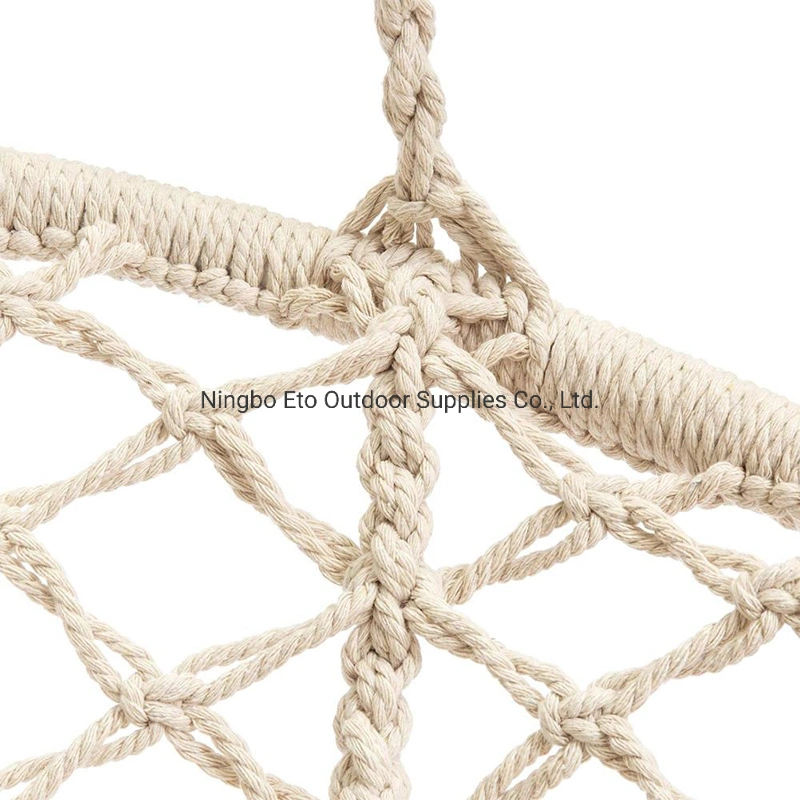 Home Decoration Cotton Rope Chair Round Nest Swing Chair Macrame Hammock Swing