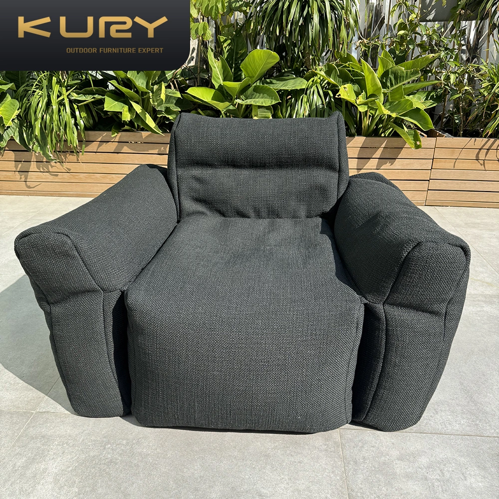 New Design Factory Price Leisure Rattan Wicker Comfortable Lazy Sofa