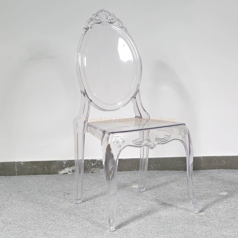 Clear Resin Crystal Bella Princess Chiavari Wedding Restaurant Furniture Dining Chair