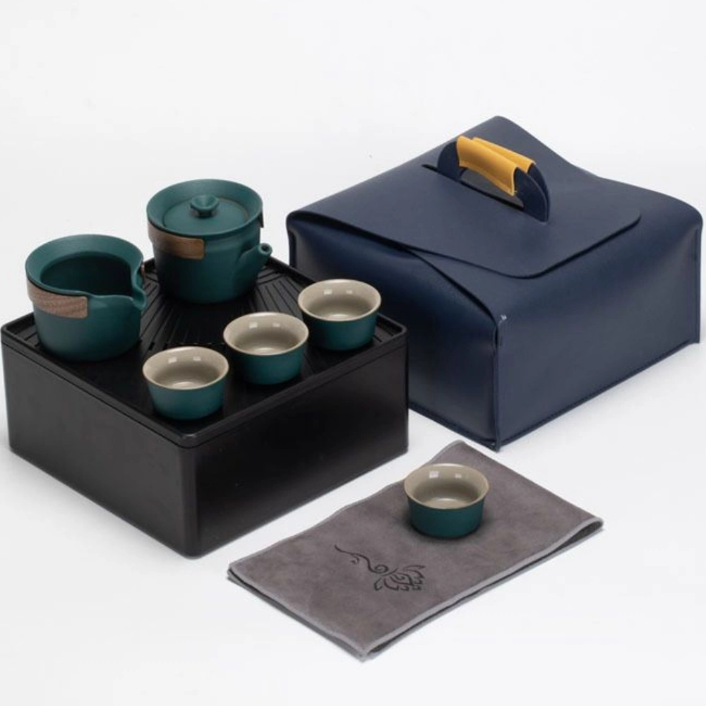 Portable Outdoor Pot Tea Storage Case Set Ci21504