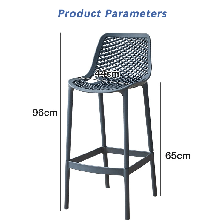 Factory Outdoor Furniture Plastic Stool Chair Dining Chair for Restaurant Garden Cafe Bar Home Office