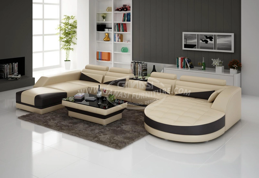 Hot Selling Modern Leather Dubai Sofa Furniture for Living Room