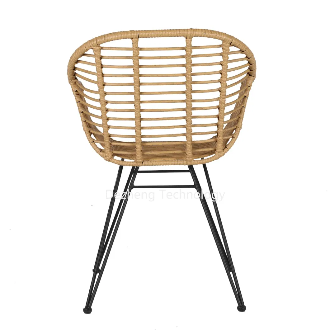 High Quality Farm Like Home Bar Outdoor Beach Dining Rattan Chair for Commercial