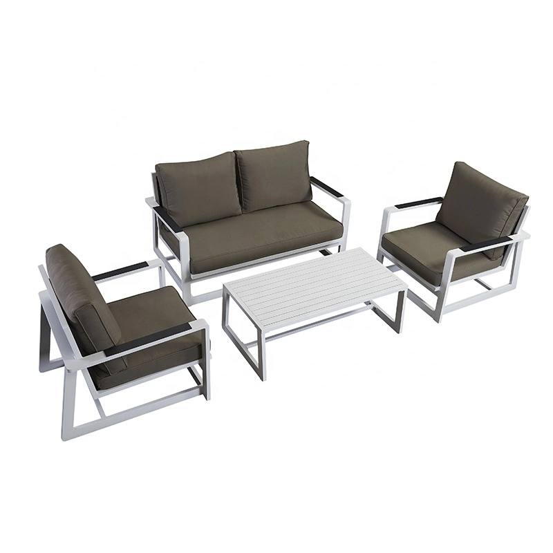 Wholesale Indoor Outdoor Restaurant Garden Patio Furniture Leisure Corner Rope Sofa Set