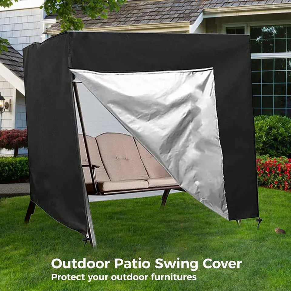 Dandelion Durable Outdoor Swing Chair Cover Black