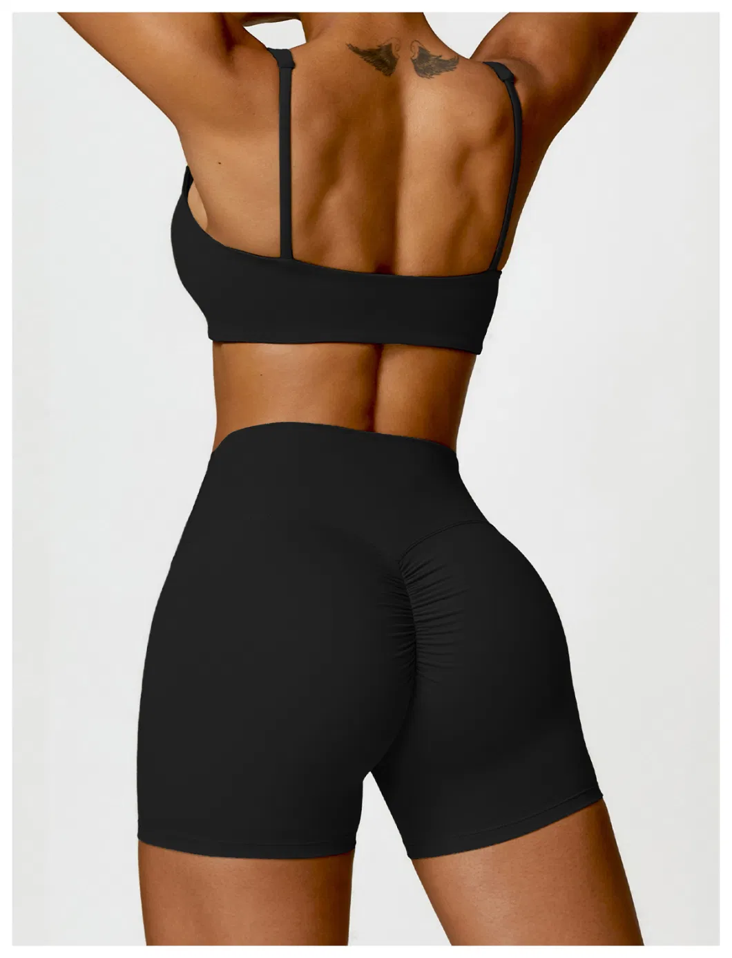 2024 Yoga Suit Set for Women Outdoor Wholesales Gym Wear Hot Sales 4 PCS Set Sport Underwear Fitness Wear