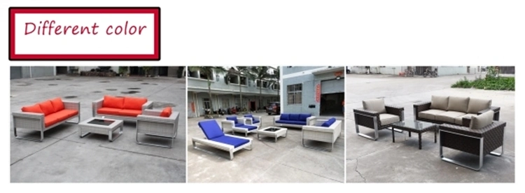 Garden Furniture Rattan Wicker Sectional Sofa Outdoor Sets Aluminium Sofa Garden Furniture