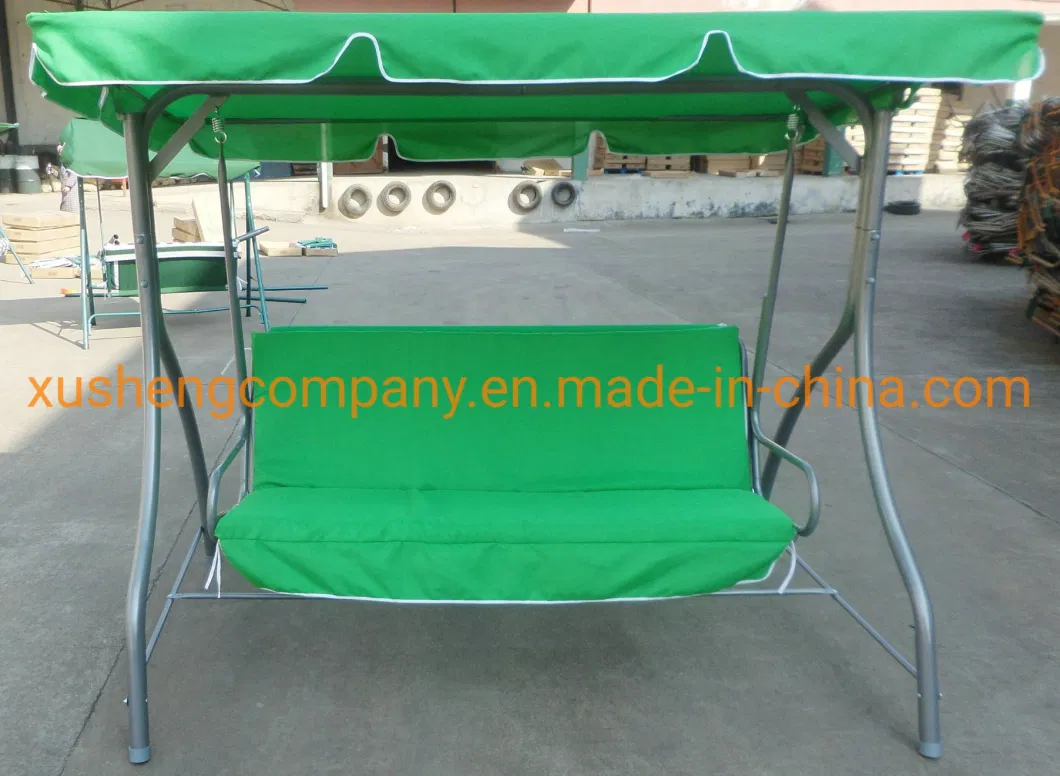 Outdoor Garden Furniture Hammock Patio 3 Seater Swing Chair with Cushion