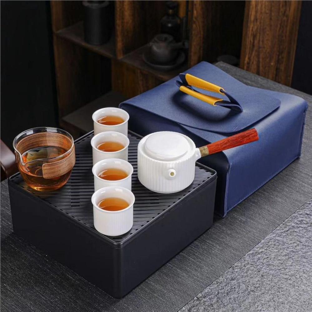 Portable Outdoor Pot Tea Storage Case Set Ci21504