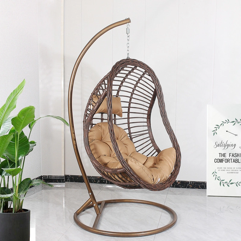 Indoor Patio Hammock Egg Shaped Garden Hanging Rocking Swing Chair