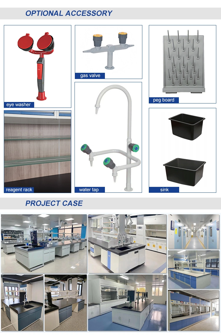 Island Bench Hospital Laboratory Furniture Inspection Center Table