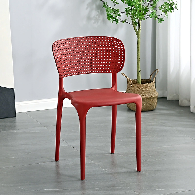 Hot Selling Contemporary PP Plastic Outdoor Chair Negotiation Stacking Dining Chairs