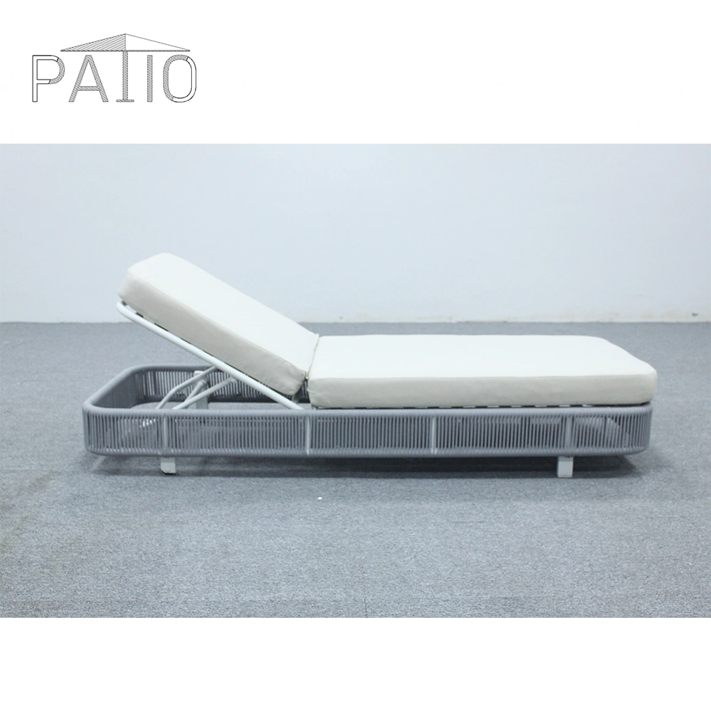 Wholesale Comfortable Outdoor Home Furniture New Beach Swimming Pool Rattan Chaise Sun Lounge