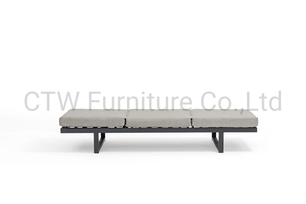 Aluminum Leisure Chaise Lounge Terrace Furniture Garden Outdoor Sofa