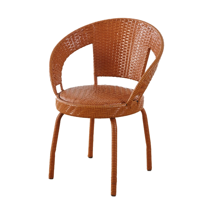 China Wholesale Home Outdoor Furniture Leisure Living Room Chairs Stool Patio Garden Hotel Beach Bar Rattan Metal Dining Chair