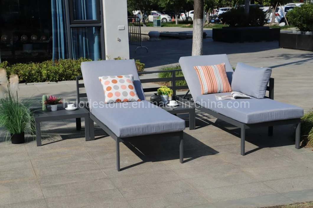 Multifunctional Aluminum Sectional Outdoor Sofa Lounger Outdoor Patio Furniture