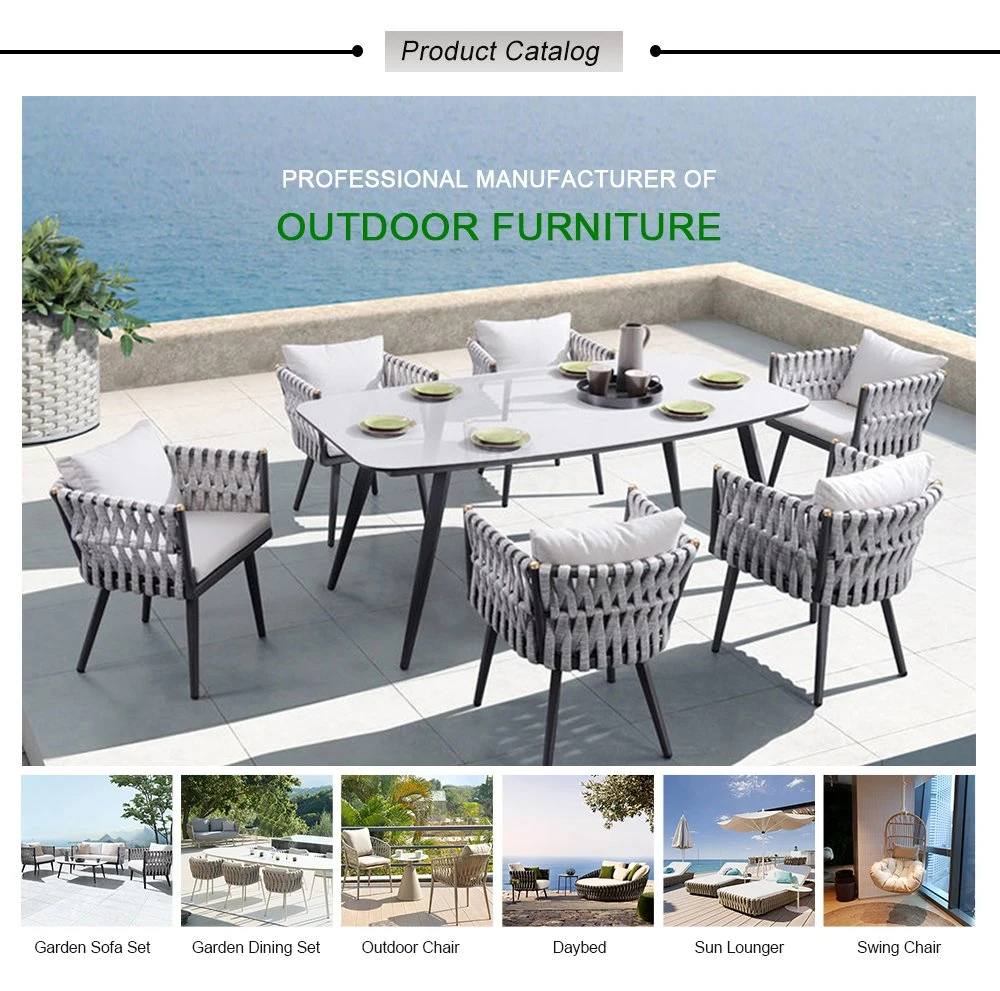 Contemporary Rattan Chair Indonesia Woven Rope Chair Outdoor Furniture Chairs Dining Room