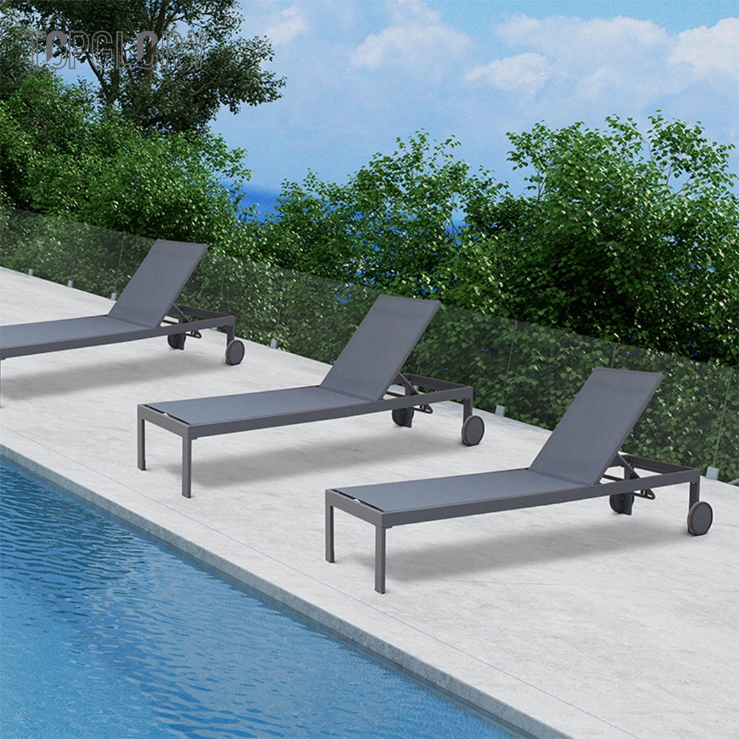 Modern Sun Pool Lounge Chairs Furniture Outdoor Garden Leisure Chaise Lounge