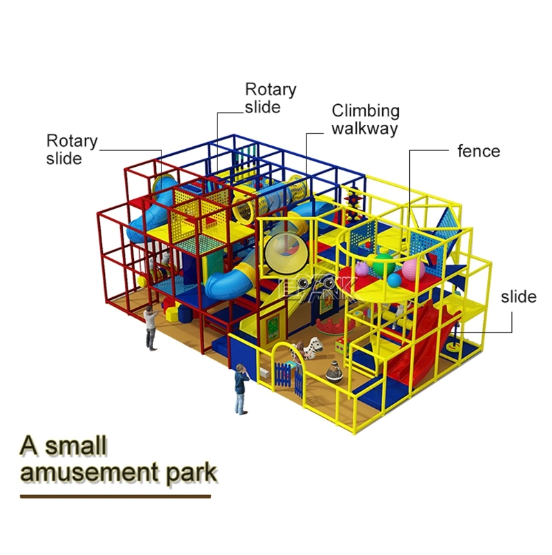 Amusement Equipment Indoor Playground Customized Children&prime;s Fun Zone Kids Soft Play Games