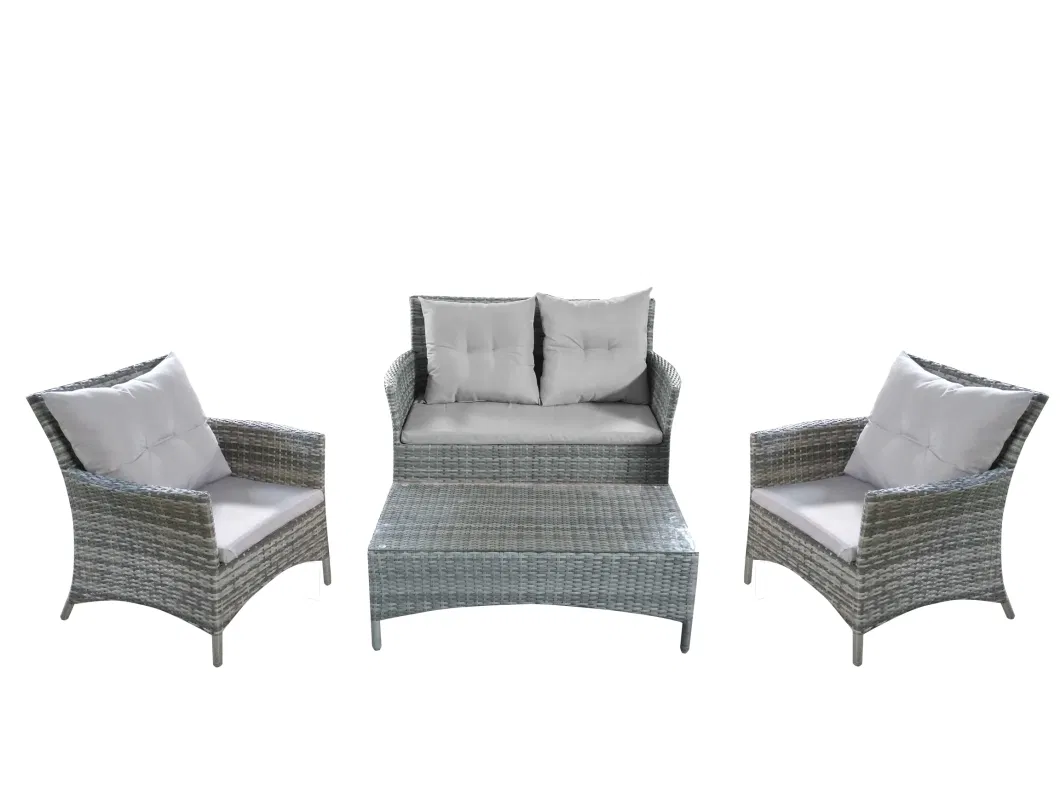 Morden Outdoor Furniture Sets Leisure Rattan Wicker Chair and Table Furniture