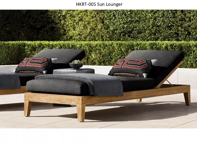 Outdoor Modern Furniture Set Lounge Round Chair Leisure Garden Sets Teak Wood Sofa