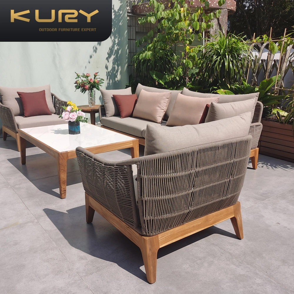 Cheap Dining Set Garden Outdoor Furniture Rattan/Wicker Lounge Sofa