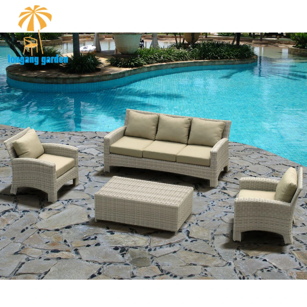 Modern Rope Weaving Garden Patio Outdoor Hotel Balcony Home Leisure Sofa Set Furniture