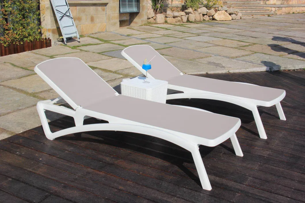 Outdoor Sun Lounge Waterproof Lounges for Pool Garden Beach