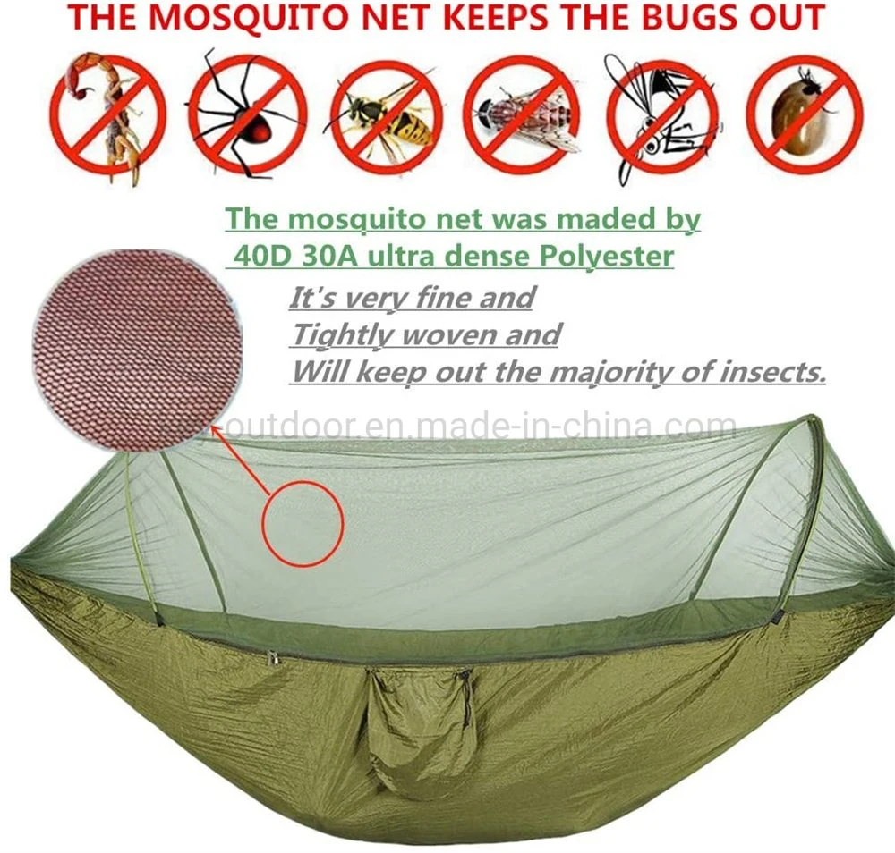 Automatic Quick-Drying Mosquito Net Hammock High Version Air Tent Outdoor Camping Swing