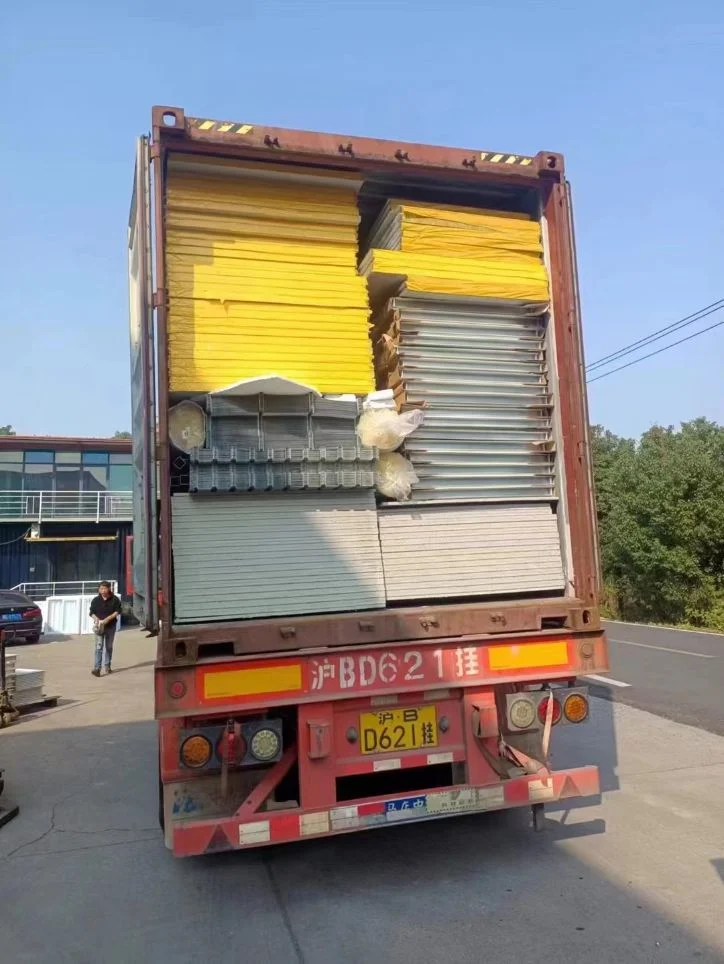 Construction Site Prefab Modular Detachable Container Canteen Dining Room