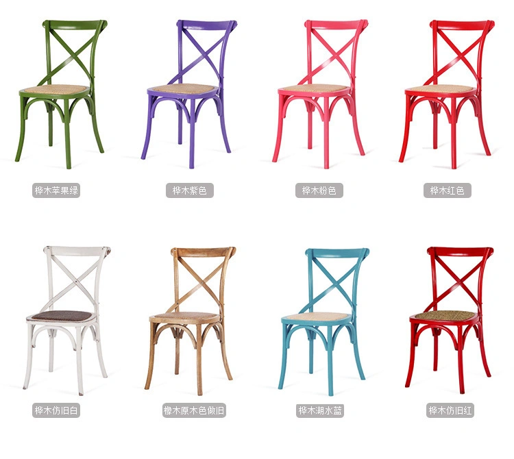 Music Theme Restaurant Cafe Bar Wedding Party Event Cross Back Dining Chair