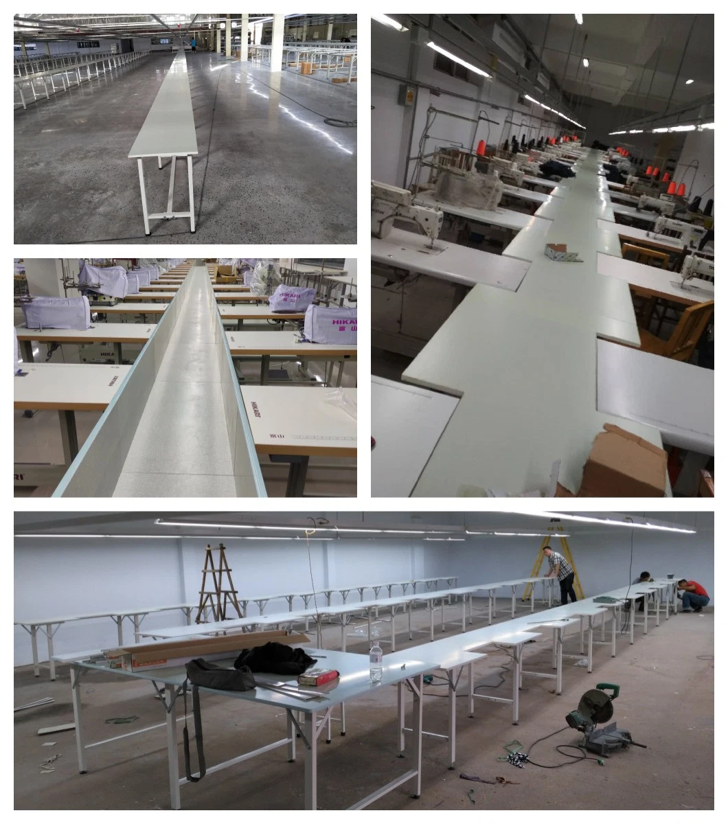 Customized Garment Factory Sewing Machine Center Table