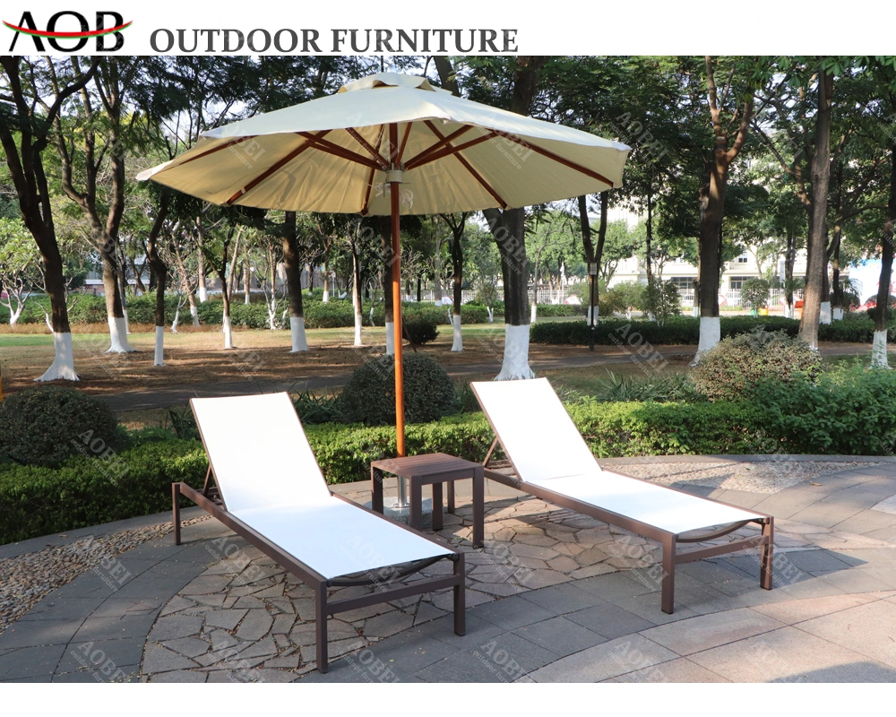 Modern Garden Patio Hotel Resort Seaside Outdoor Home Furniture Sun Lounger Sunbed