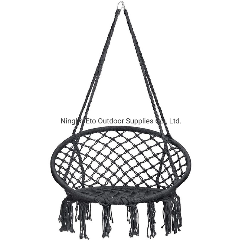 Cotton Rope Nest Swing Chair Hammock Hanging Swing with Tassel