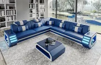 Living Room Furniture Sofa Set Modern Couch Dubai Modern Leather Sofa Set 2023 Design Modern Wooden Sofa Living Room Furniture