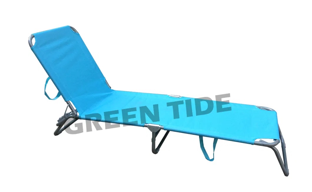 Folding Portable Patio Chaise Lounges, Nap Bed, Lawn Recliner